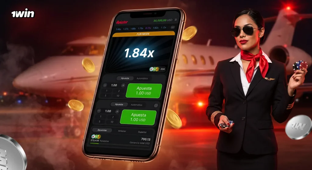 Auto Cash Out en Aviator 1win